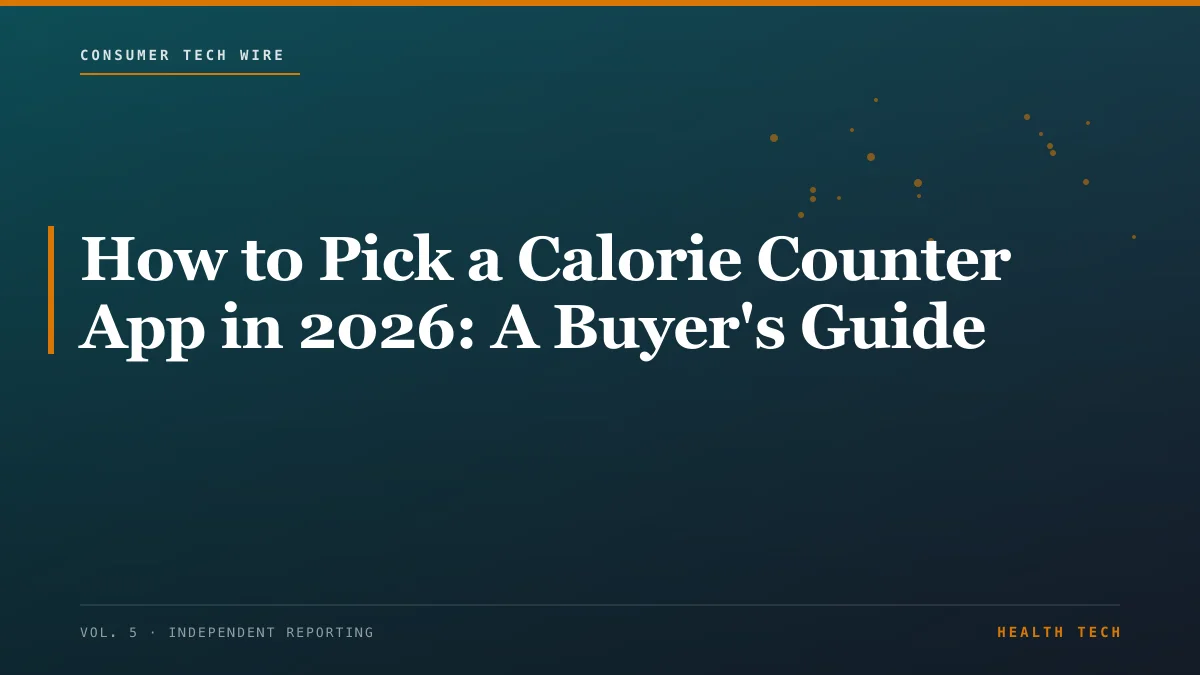 How to Pick a Calorie Counter App in 2026: A Buyer's Guide