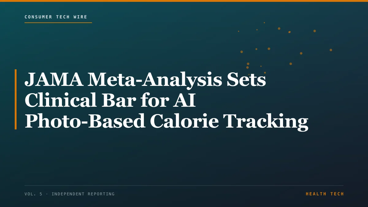 JAMA Meta-Analysis Sets Clinical Bar for AI Photo-Based Calorie Tracking