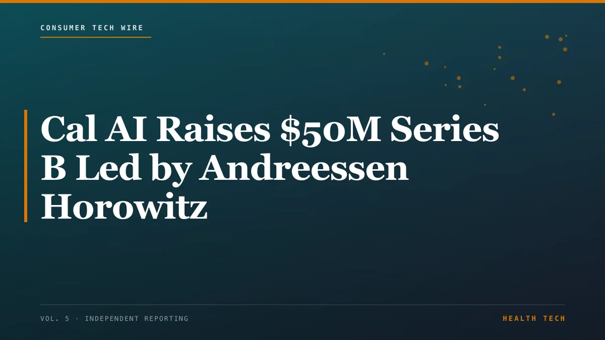 Cal AI Raises $50M Series B Led by Andreessen Horowitz