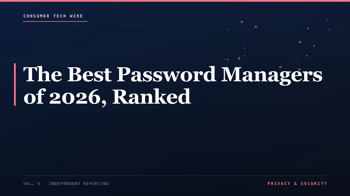 The Best Password Managers of 2026, Ranked